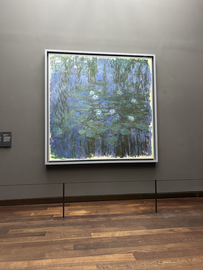 nymphéas bleus (water lillies) - claude monet