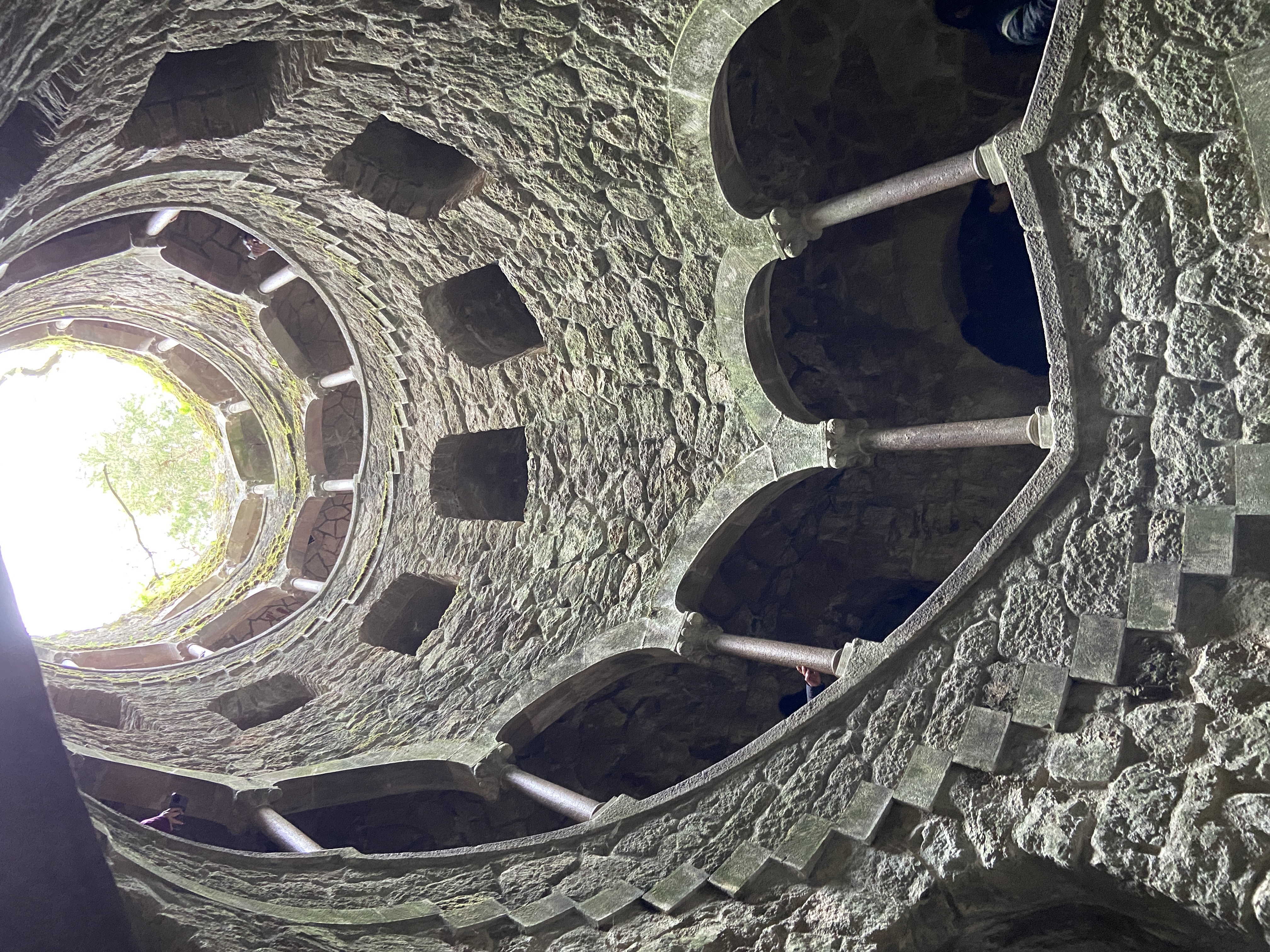 Spiral staircase in Quinta da Regaleira