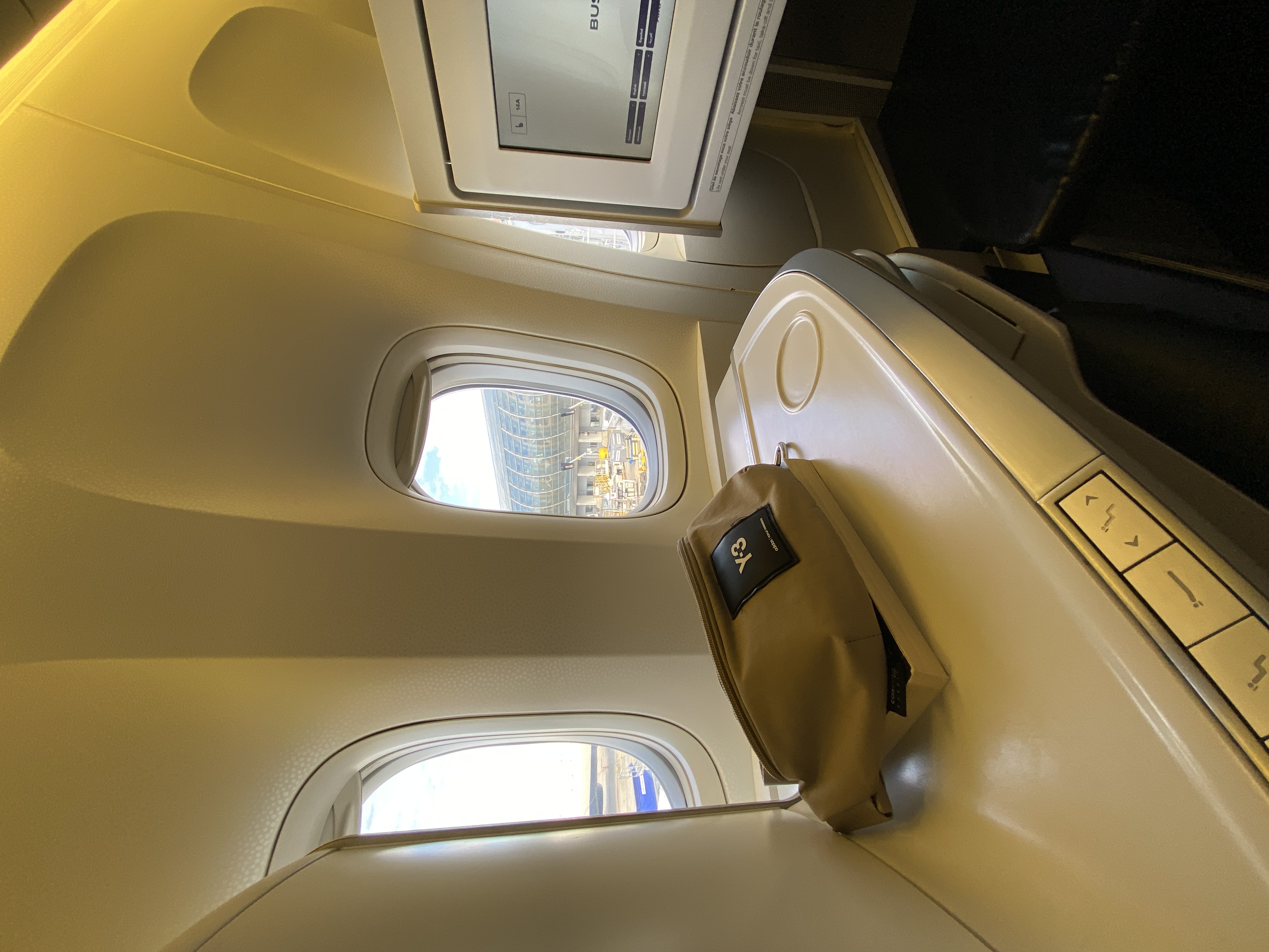 Airfrance business class seat