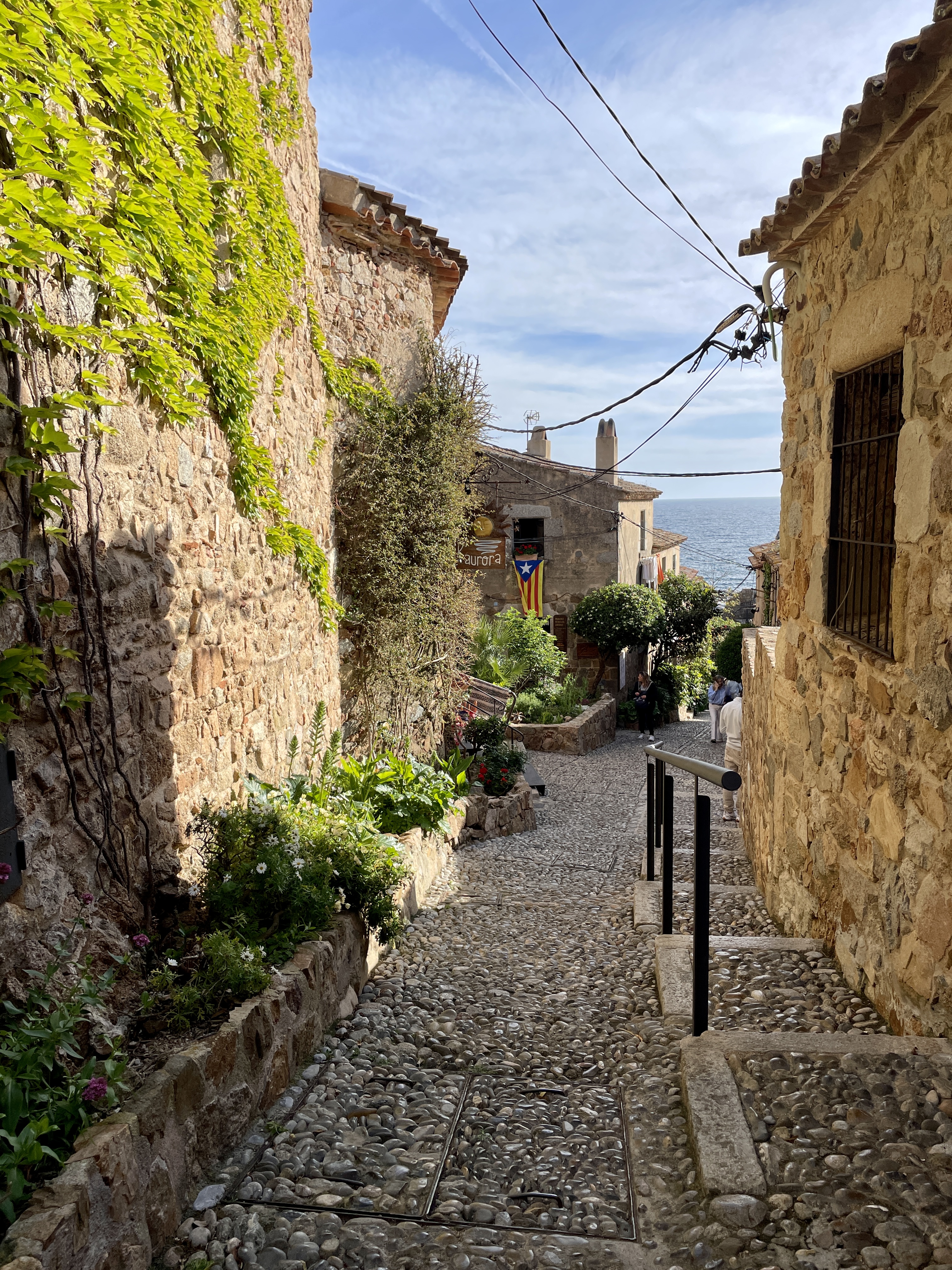 cobblestone streets