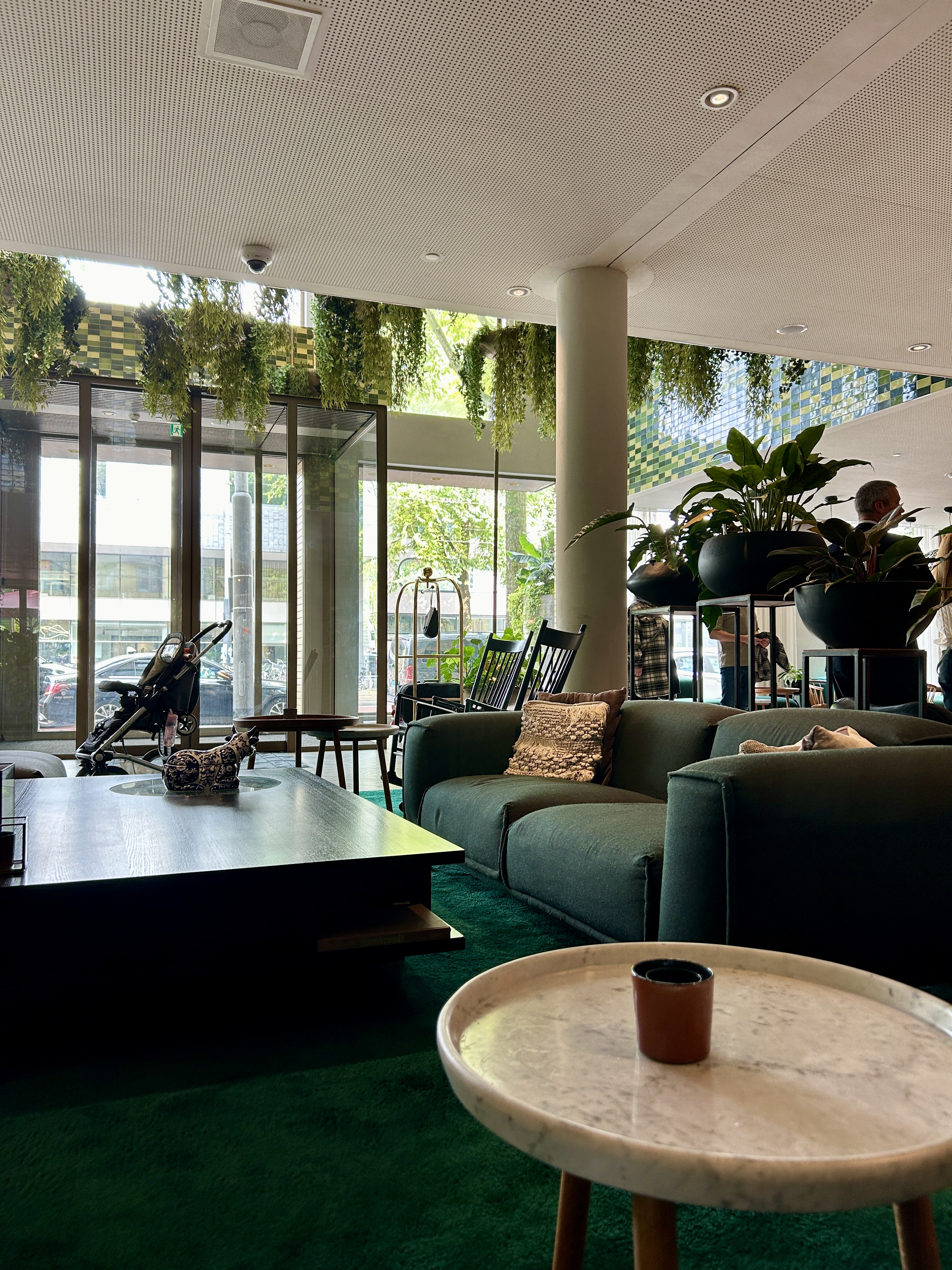 The lobby of Hyatt Regency Amsterdam