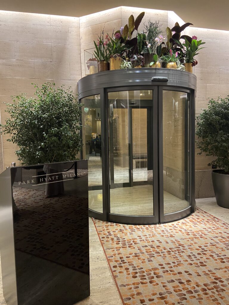 Park Hyatt Milano entrance